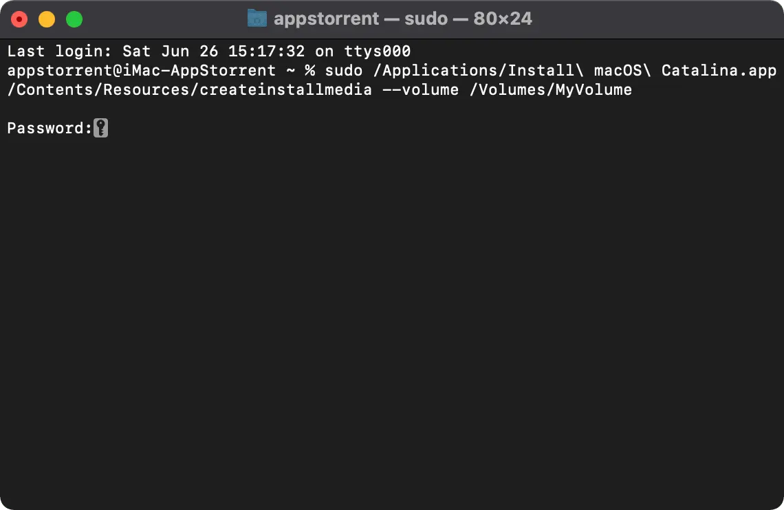 Создание загрузочной флешки с macOS